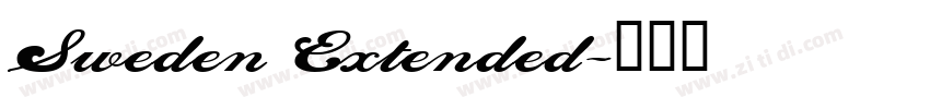 Sweden Extended字体转换